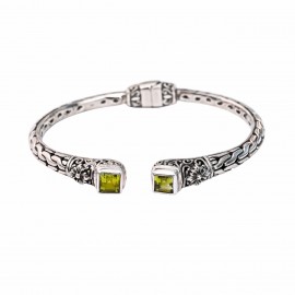 Brățară Argint Peridot Leandra