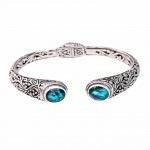 Brățară Argint Topaz Verde Miklos