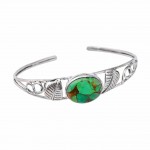 Brățară Argint Turcoaz Verde Manfred